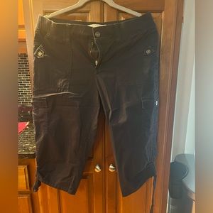 Sonoma Mid Rise Navy Capri